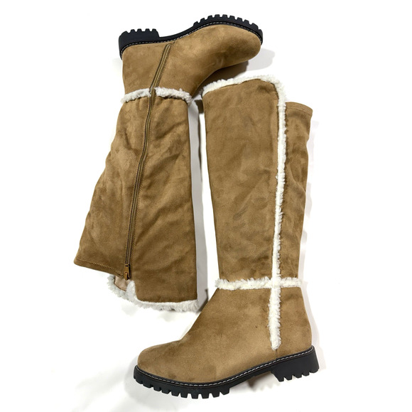 Comfort Est 1946 Women’s Suede Boots Side Zip Size 8W - Picture 11 of 12